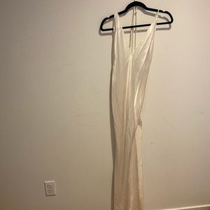 Silk White Dress